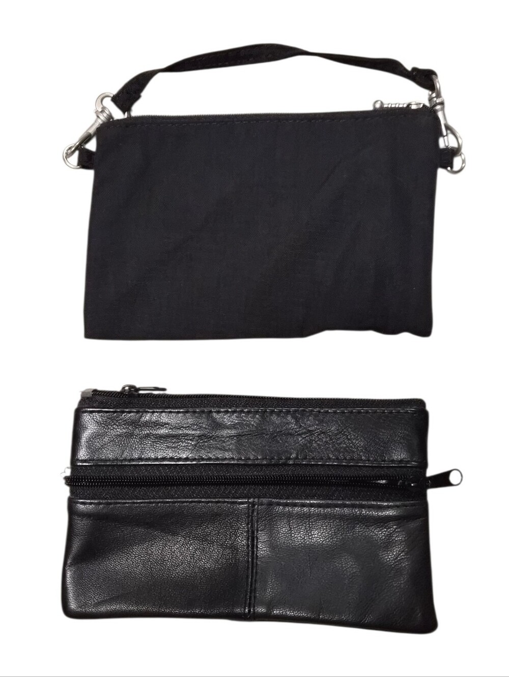 Tres Chic Black & White Print Hobo Shoulder Bag With Convertible Straps&Pouches - Picture 6 of 7